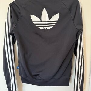 Adidas Black and White Sweatshirt